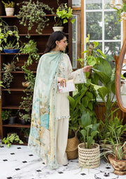 Elaf Premium E.Craft Chikankari Lawn Unstitched 3Pc Suit EEC-1B PEARLISTA