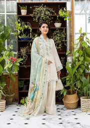 Elaf Premium E.Craft Chikankari Lawn Unstitched 3Pc Suit EEC-1B PEARLISTA