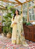 Elaf Premium E.Craft Chikankari Lawn Unstitched 3Pc Suit EEC-2B BUTTER BLOOM