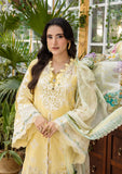 Elaf Premium E.Craft Chikankari Lawn Unstitched 3Pc Suit EEC-2B BUTTER BLOOM