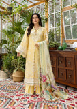 Elaf Premium E.Craft Chikankari Lawn Unstitched 3Pc Suit EEC-2B BUTTER BLOOM