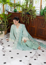 Elaf Premium E.Craft Chikankari Lawn Unstitched 3Pc Suit EEC-3A PARISIAN