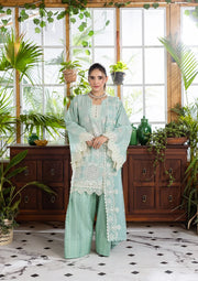 Elaf Premium E.Craft Chikankari Lawn Unstitched 3Pc Suit EEC-3A PARISIAN