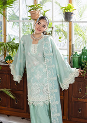 Elaf Premium E.Craft Chikankari Lawn Unstitched 3Pc Suit EEC-3A PARISIAN