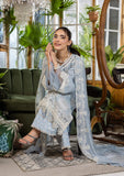 Elaf Premium E.Craft Chikankari Lawn Unstitched 3Pc Suit EEC-3B SKY DREAM