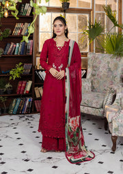 Elaf Premium E.Craft Chikankari Lawn Unstitched 3Pc Suit EEC-4A RUBELET