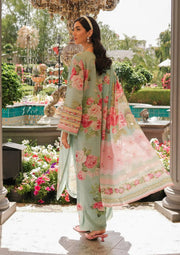 Elaf Premium Printed Lawn Unstitched 3Pc Suit EEP-01A - Frostie