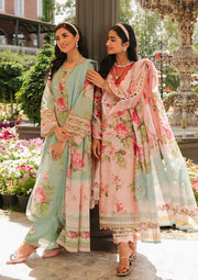Elaf Premium Printed Lawn Unstitched 3Pc Suit EEP-01A - Frostie