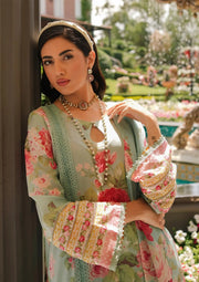 Elaf Premium Printed Lawn Unstitched 3Pc Suit EEP-01A - Frostie