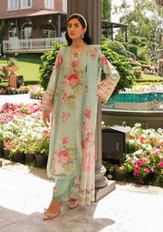 Elaf Premium Printed Lawn Unstitched 3Pc Suit EEP-01A - Frostie