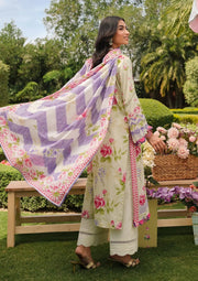 Elaf Premium Printed Lawn Unstitched 3Pc Suit EEP-03B - Meadow Magic