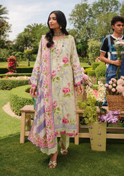 Elaf Premium Printed Lawn Unstitched 3Pc Suit EEP-03B - Meadow Magic