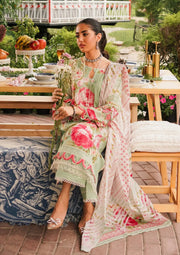 Elaf Premium Printed Lawn Unstitched 3Pc Suit EEP-05A - Mint To Be