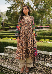 Elaf Premium Printed Lawn Unstitched 3Pc Suit EEP-06A - Menagerie