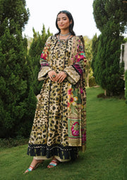 Elaf Premium Printed Lawn Unstitched 3Pc Suit EEP-06B - Wonders