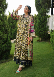 Elaf Premium Printed Lawn Unstitched 3Pc Suit EEP-06B - Wonders