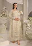 ELAF Premium Evara Embroidered Net Unstitched 3Pc Suit EFE-01 AURA