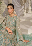 ELAF Premium Evara Embroidered Organza Unstitched 3Pc Suit EFE-02 ELSA