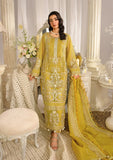 ELAF Premium Evara Embroidered Organza Unstitched 3Pc Suit EFE-03 SUNLIT