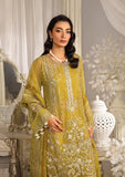 ELAF Premium Evara Embroidered Organza Unstitched 3Pc Suit EFE-03 SUNLIT