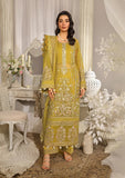 ELAF Premium Evara Embroidered Organza Unstitched 3Pc Suit EFE-03 SUNLIT