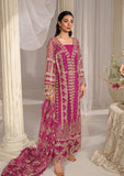 ELAF Premium Evara Embroidered Net Unstitched 3Pc Suit EFE-07 REGALIA