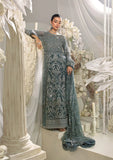 ELAF Premium Evara Embroidered Net Unstitched 3Pc Suit EFE-08 NIRVANA