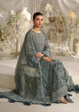 ELAF Premium Evara Embroidered Net Unstitched 3Pc Suit EFE-08 NIRVANA