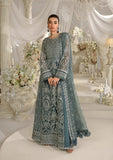 ELAF Premium Evara Embroidered Net Unstitched 3Pc Suit EFE-08 NIRVANA