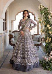 ELAF Premium Celebrations Embroidered Organza Unstitched 3Pc Suit EFH-02
