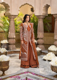 ELAF Premium Celebrations Embroidered Organza Unstitched 3Pc Suit EFH-03