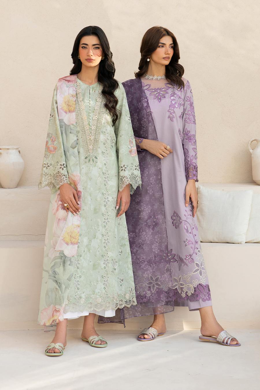 Iznik Eid Festive Embroidered Luxury Lawn Unstitched 3Pc Suit EFL-01