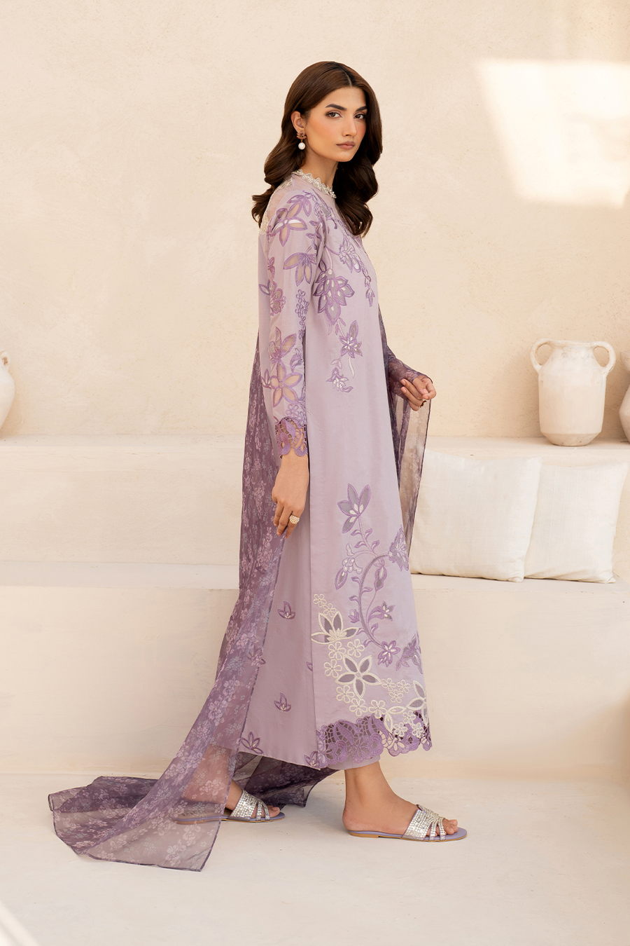 Iznik Eid Festive Embroidered Luxury Lawn Unstitched 3Pc Suit EFL-01