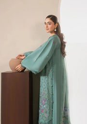 Elaf Premium E-Craft Chikankari Lawn Unstitched 3Pc Suit EHC-1B WILLOW