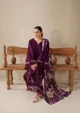 Elaf Premium E-Craft Chikankari Lawn Unstitched 3Pc Suit EHC-2B CASSIS