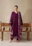 Elaf Premium E-Craft Chikankari Lawn Unstitched 3Pc Suit EHC-2B CASSIS