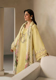 Elaf Premium E-Craft Chikankari Lawn Unstitched 3Pc Suit EHC-3A SUNSTONE