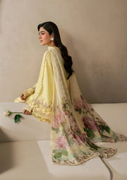 Elaf Premium E-Craft Chikankari Lawn Unstitched 3Pc Suit EHC-3A SUNSTONE