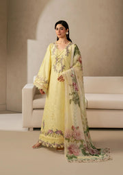 Elaf Premium E-Craft Chikankari Lawn Unstitched 3Pc Suit EHC-3A SUNSTONE