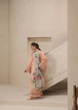 Elaf Premium E-Craft Chikankari Lawn Unstitched 3Pc Suit EHC-3B DUSTROSE