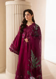 Elaf Premium E-Craft Chikankari Lawn Unstitched 3Pc Suit EHC-4A GARNET