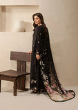 Elaf Premium E-Craft Chikankari Lawn Unstitched 3Pc Suit EHC-5A CHARCOAL