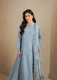 Elaf Premium E-Craft Chikankari Lawn Unstitched 3Pc Suit EHC-5B PACIFIC