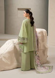Elaf Premium E-Craft Chikankari Lawn Unstitched 3Pc Suit EHC-6A BASIL