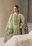 Elaf Premium E-Craft Chikankari Lawn Unstitched 3Pc Suit EHC-6A BASIL
