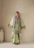 Elaf Premium E-Craft Chikankari Lawn Unstitched 3Pc Suit EHC-6A BASIL