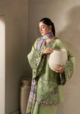 Elaf Premium E-Craft Chikankari Lawn Unstitched 3Pc Suit EHC-6A BASIL