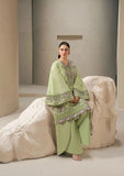 Elaf Premium E-Craft Chikankari Lawn Unstitched 3Pc Suit EHC-6A BASIL
