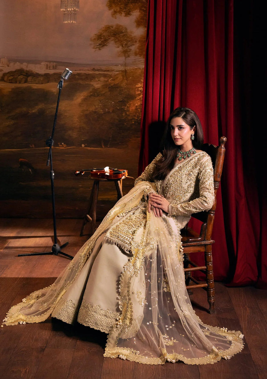 ELAF Premium Serenade Unstitched Organza 3Pc Suit EHM-01 OPERA