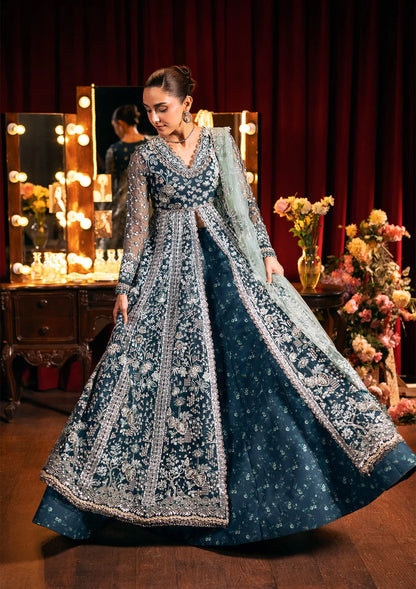 ELAF Premium Serenade Unstitched Organza 3Pc Suit EHM-02 MELODIE